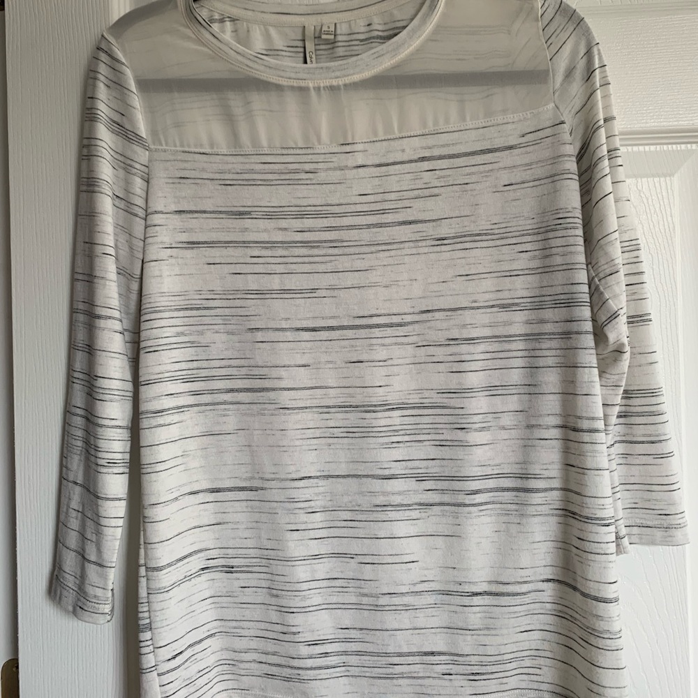 Calvin Klein t shirt with sheer top